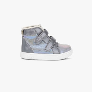 Ugg Rennon II Shimmer Gymnastikskor Barn Silver (235197RMO)